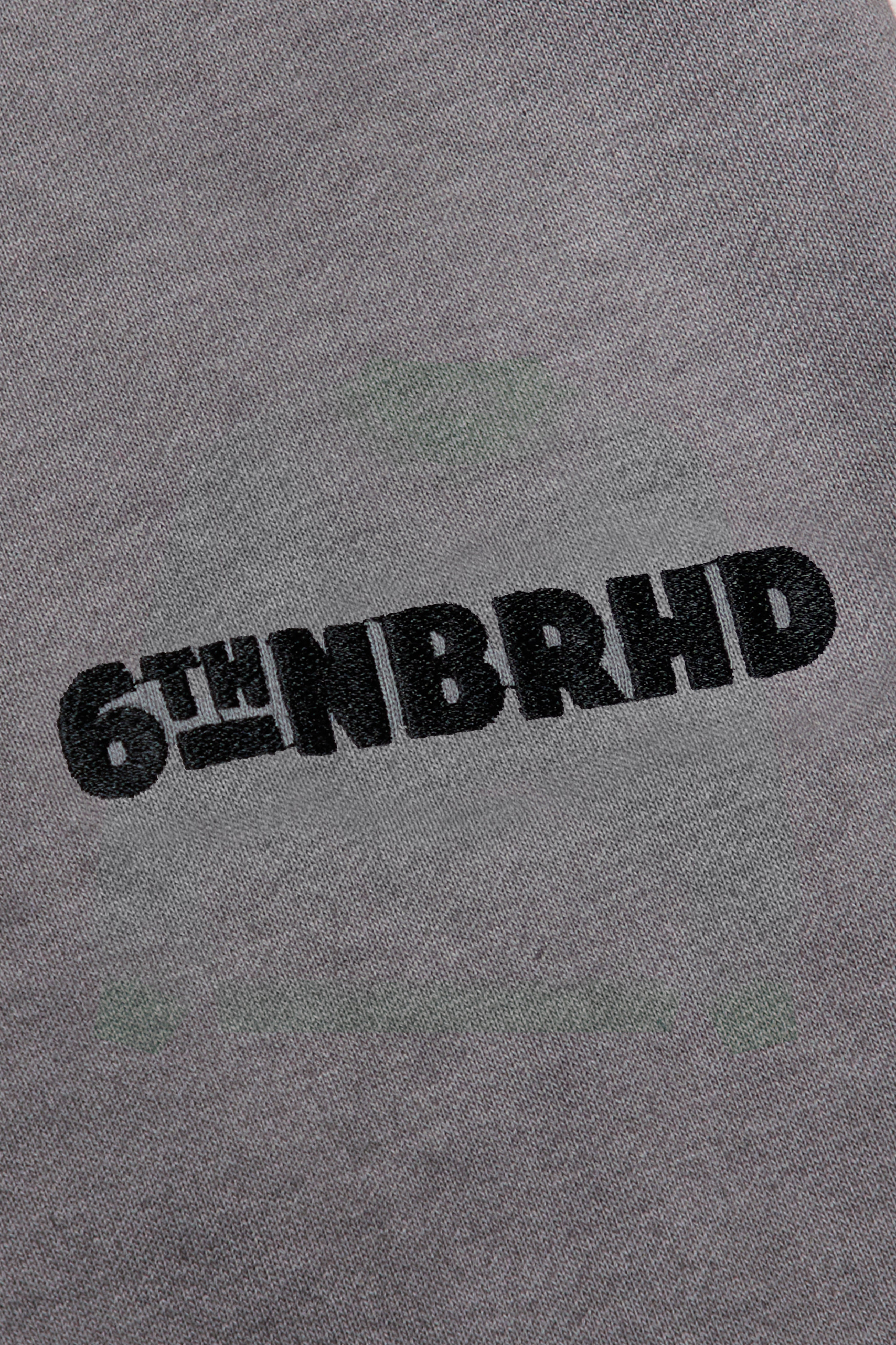 6thNBRHD CREWNECK "ESNTL 2.0" VINTAGE GREY