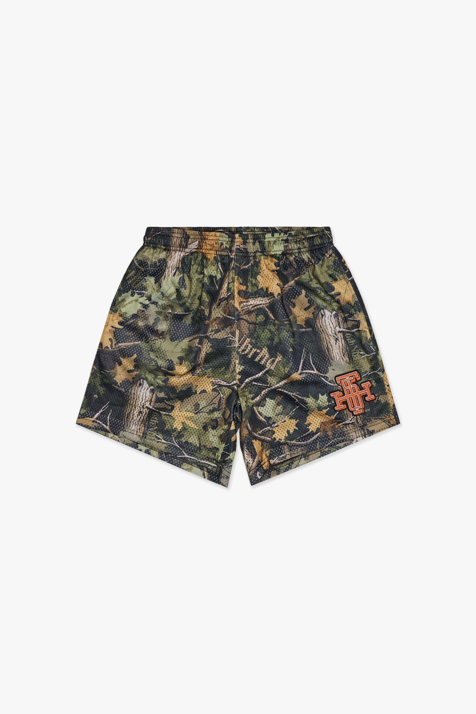 "TRY-OUTS" MESH SHORTS - CAMO