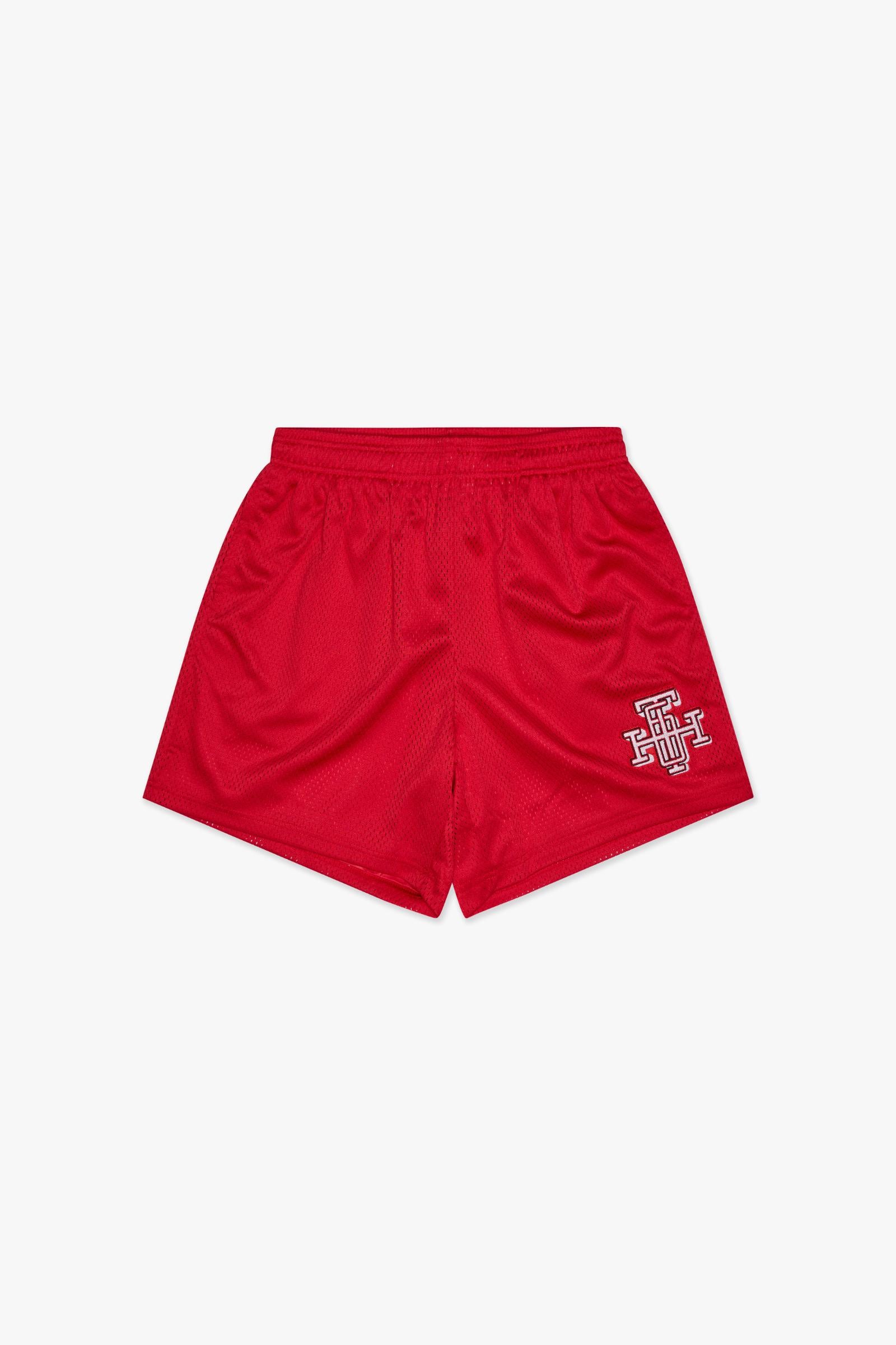 "TRY-OUTS" MESH SHORTS - RED