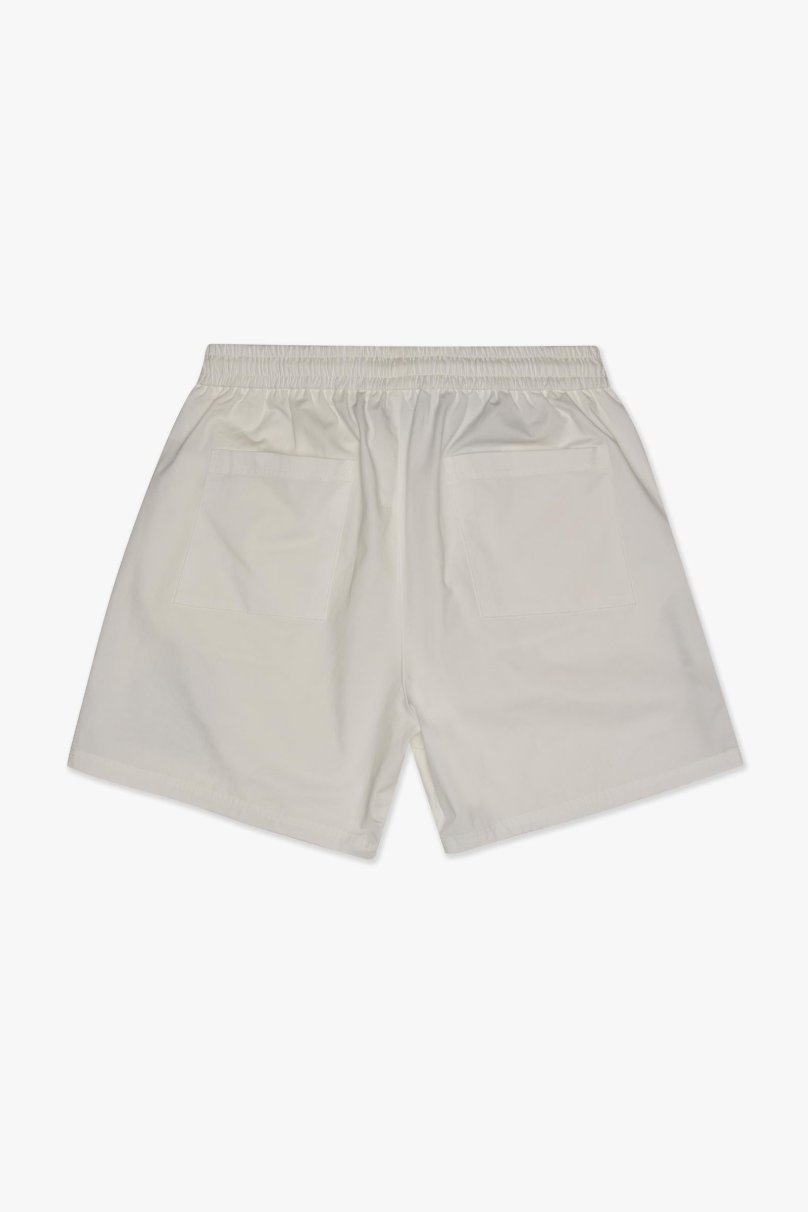 SMILE BOWLING SHORTS - WHITE