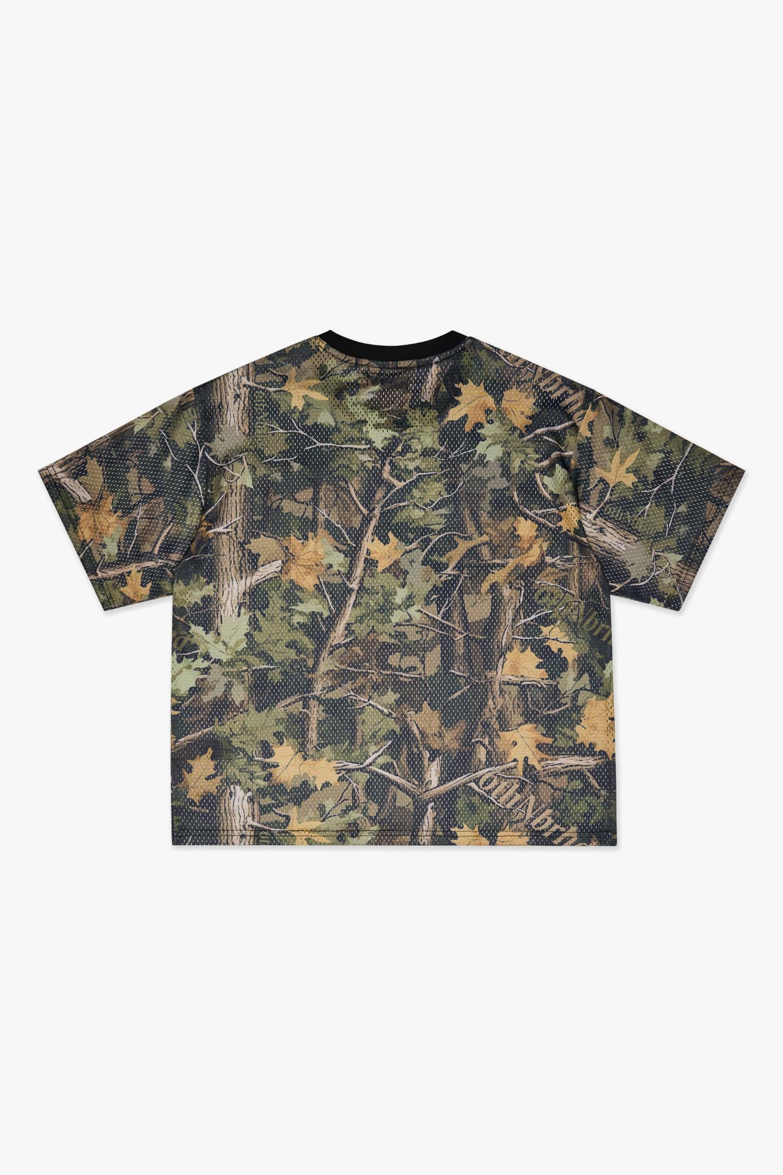 "SCRIMMAGE" BOX-FIT MESH TEE - CAMO