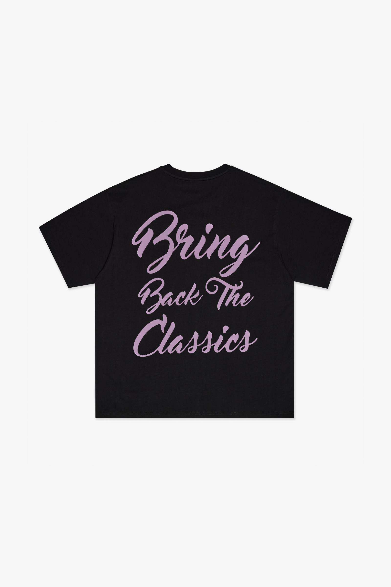 "CLASSIC IS BACK" TEE - BLACK