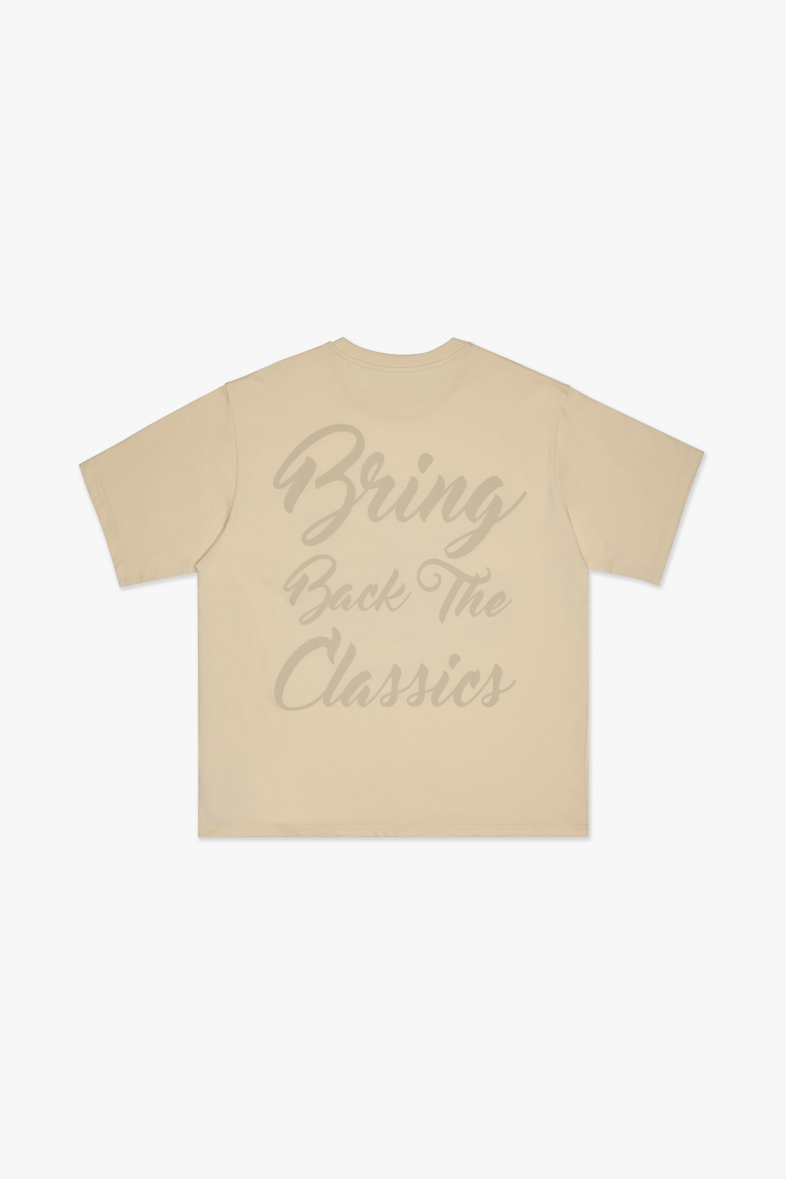 "CLASSIC IS BACK" TEE - CREAM
