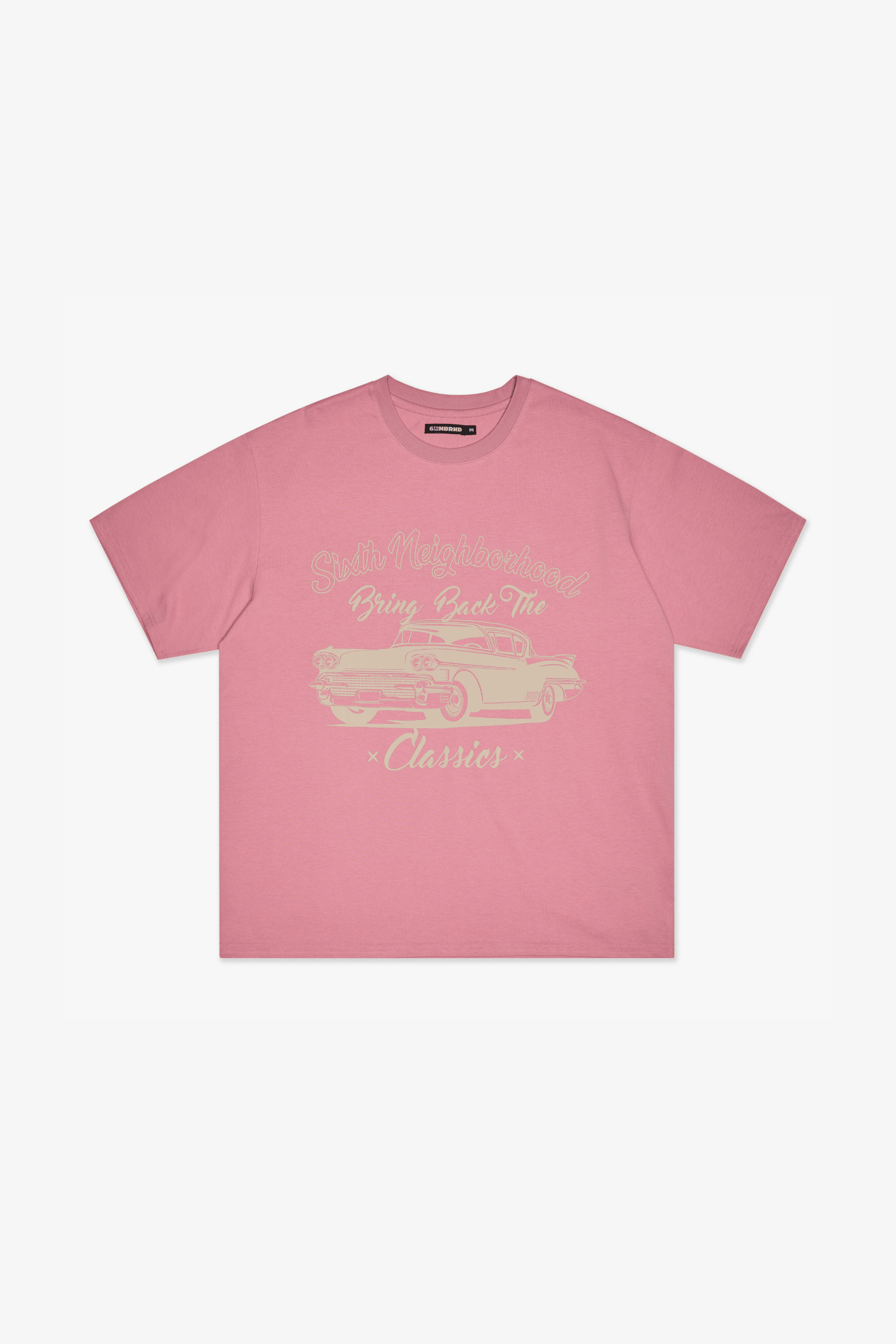 "CLASSIC IS BACK" TEE - PINK