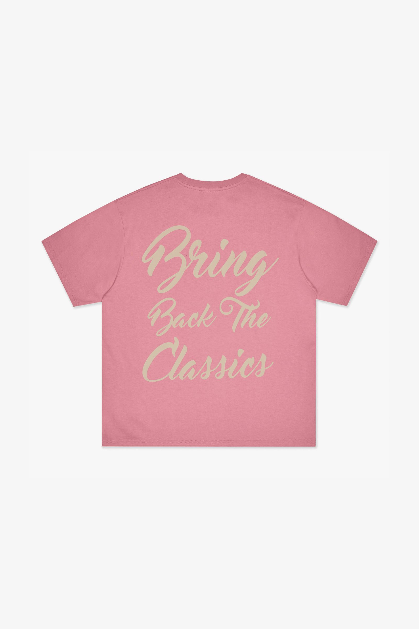 "CLASSIC IS BACK" TEE - PINK