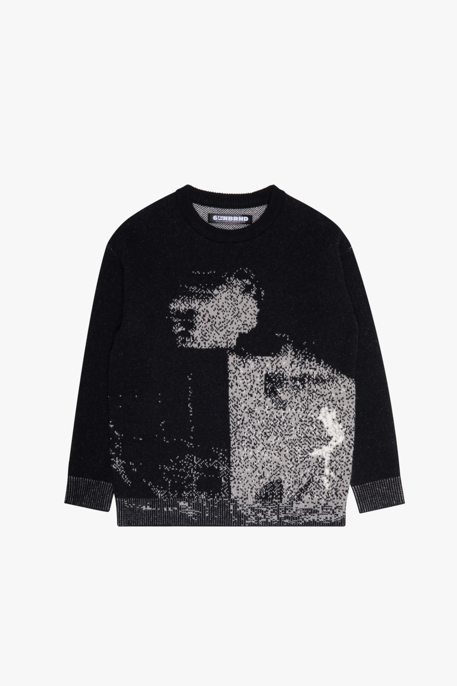 "BLINDED" BLACK SWEATER