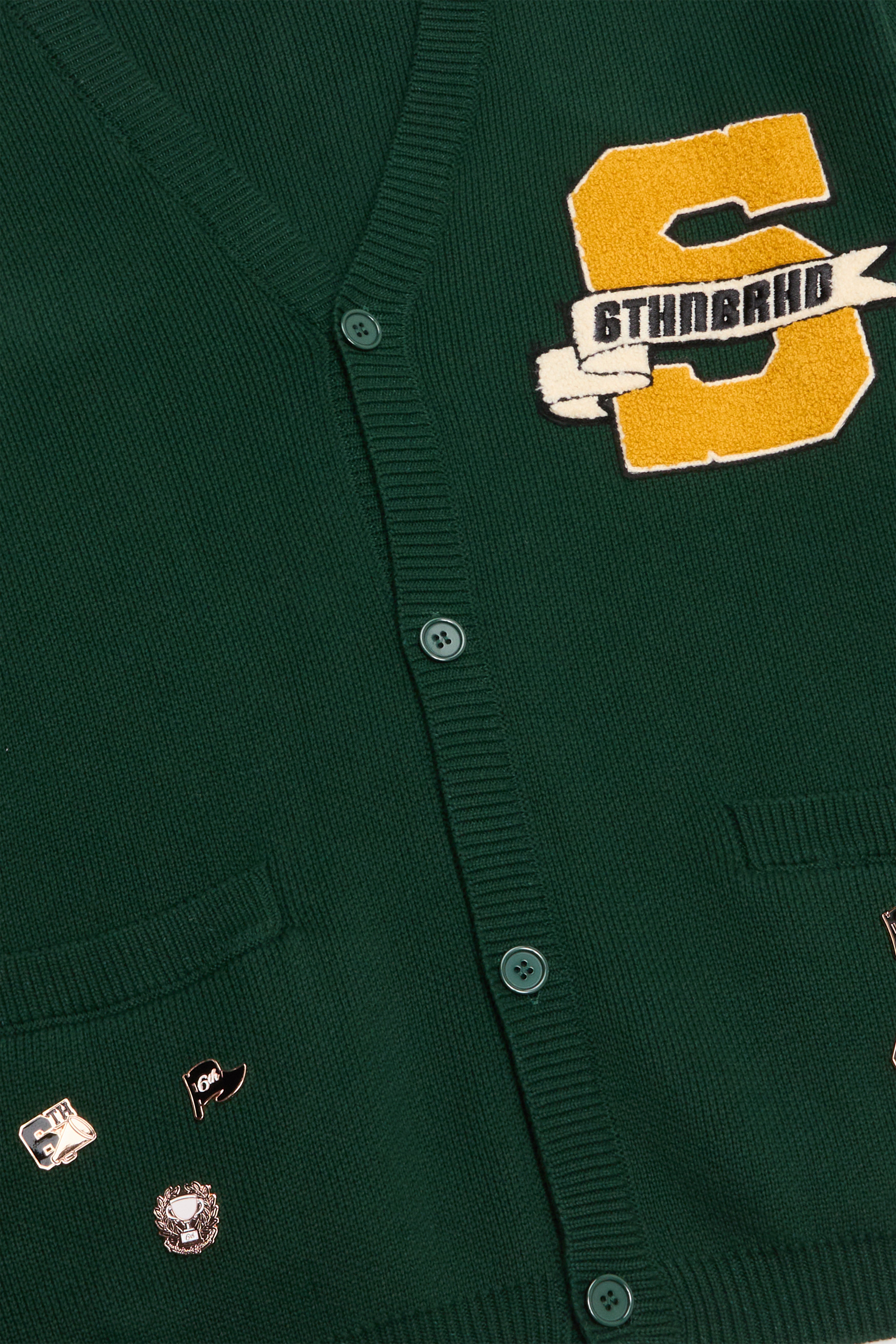 "EURO" CARDIGAN - GREEN